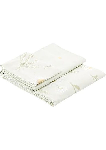 Laurel Çiçek DESENLI%100 Pamuk Nevresim Takımı, Yeşil, Tek Kişilik fiyatları