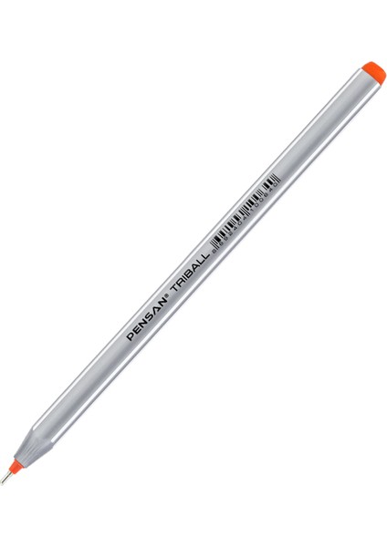 Pensan Tükenmez Kalem Triball 1.0 mm Bilye Uç Oranj 12 Li-12-Lı-Pkt