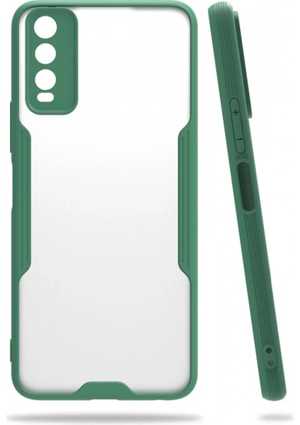 Ieg Vivo Y11S Kılıf Platin Silikon - Yeşil