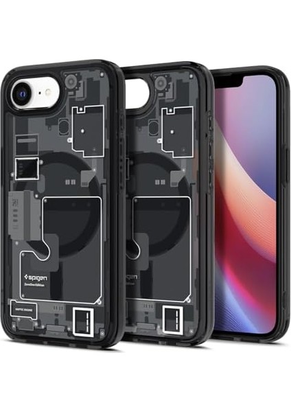 16E Ince Kılıf Ultra Sararma Karşıtı Duraclear™ Hava Kanalı Teknolojisi™ Askeri Sınıf Koruma Magfit Zero One Tasarım Kapak - ACS09141 fiyatları