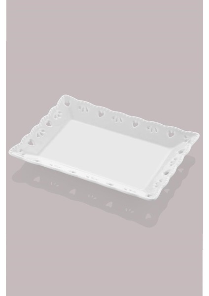 STLT-D02 Doily Kayik Tabak, 2 Li S, 20X15X2CM