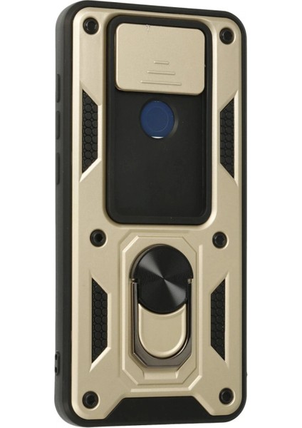 Ieg Xiaomi Redmi Note 9 Kılıf Pars Lens Yüzüklü Silikon - Gold modelleri