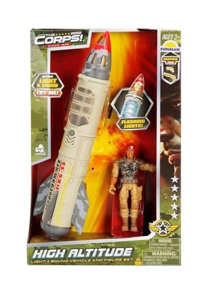 ve Işıklı The Corps Altitude Askeri Oyun Seti - Roket fiyatları