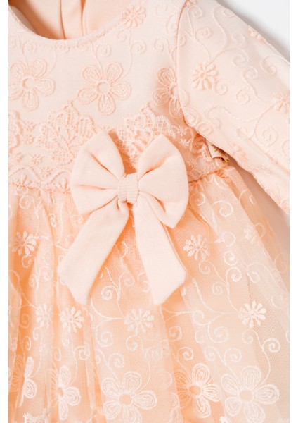 Kız Bebek Mevlütlük Elbise Dantelli Bandanalı fiyatları