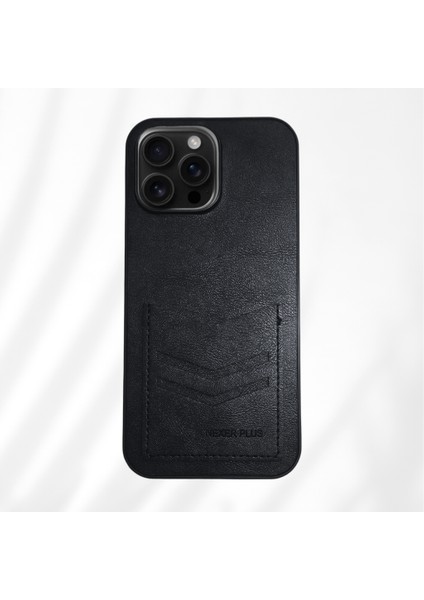 iPhone 16 Pro Max Deri Kartlıklı Kılıf