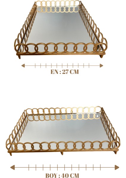 Dekoratif Aynalı Sunum Tepsisi , Düğün Nikah Söz Tepsisi fiyatları