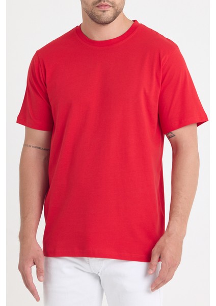 Unisex Bisiklet Yaka Regular Fit Basic % 100 Pamuk T-Shirt modelleri