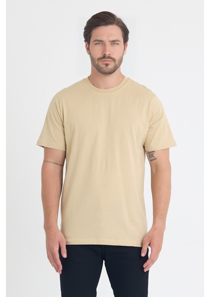 Unisex Bisiklet Yaka Regular Fit Basic % 100 Pamuk T-Shirt fırsatları