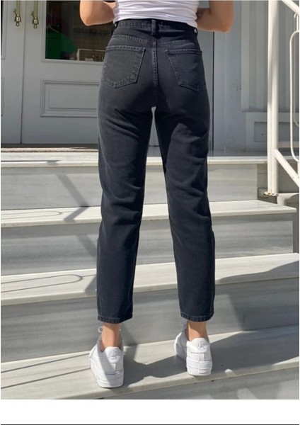 Mom Jean Antrasit Renk