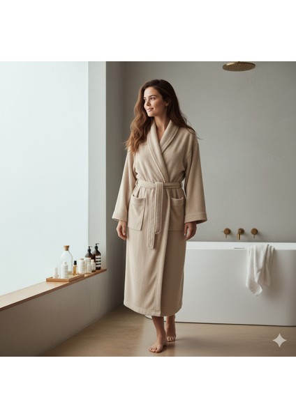 Bukle Bornoz, Şal Yaka Bornoz ,%100 Pamuklu Kadın / Erkek Unisex Bornoz fiyatları