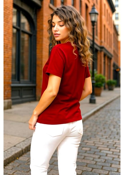 Unisex Bisiklet Yaka Regular Fit Basic % 100 Pamuk T-Shirt modelleri