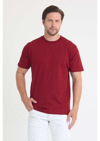 Unisex Bisiklet Yaka Regular Fit Basic % 100 Pamuk T-Shirt fırsatları