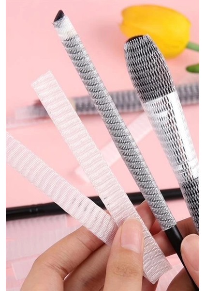 Makyaj Far Allık Kontür Eyeliner Fırça Malzemeleri Ürünleri Koruyucu File Kapak Örgü Kılıf S