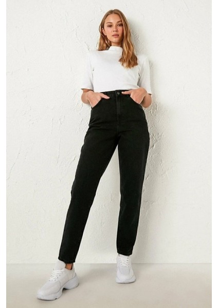 Mom Jean Antrasit Renk modelleri