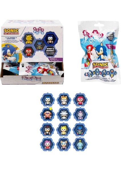 Bfs 402785 Sun-Wst-Figür Sonıc Nano Pods Sürpriz Paket Sonıc 24D