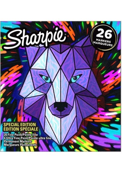 Sharpie Markör Permanent Fine 26 Lı Kutu Kurt 2158030