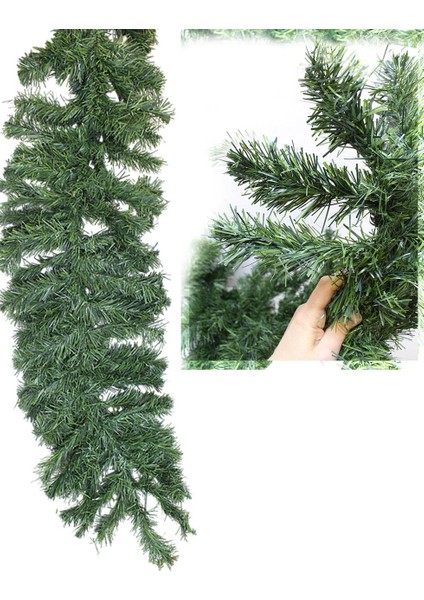 160CM Garland Yılbaşı Dekor Süsleri Yeşil Çam Dalı fiyatları