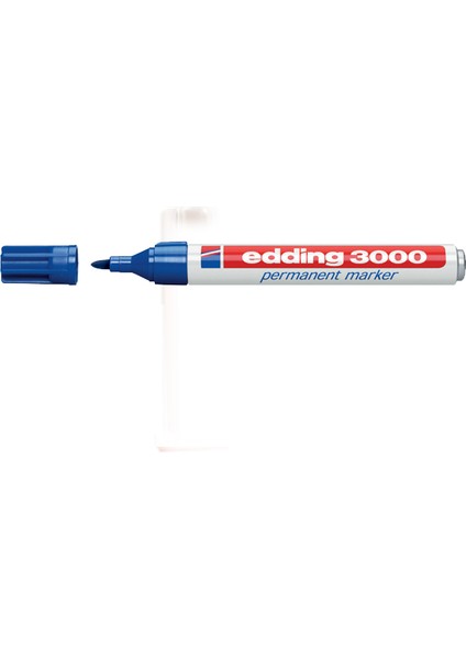 Edding Markör (10 Adet)Permanent Yuvarlak Uçlu 1.5-3 mm Mavi 3000 fiyatları