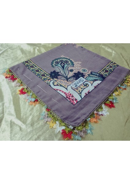 ve Reyhan El Emeği Iğne Oyası Yazma , Fular ,yemeni, Mevlit Örtüsü ,hediyelik 4 Kenarı Oyalı
