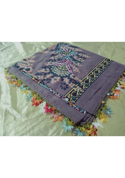 ve Reyhan El Emeği Iğne Oyası Yazma , Fular ,yemeni, Mevlit Örtüsü ,hediyelik 4 Kenarı Oyalı