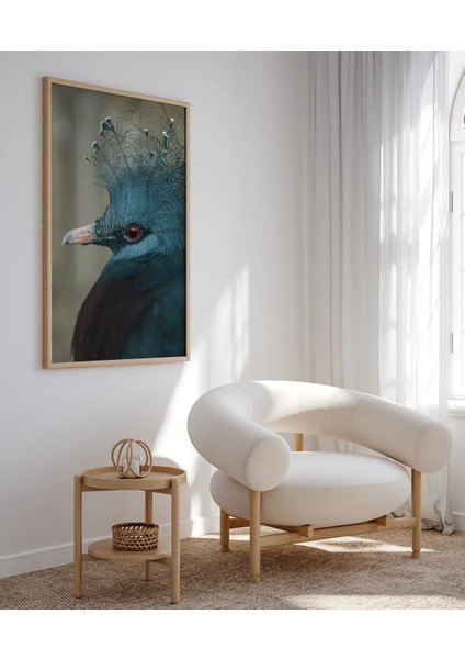 Mavi Tüylü Egzotik Kuş Poster indirimleri