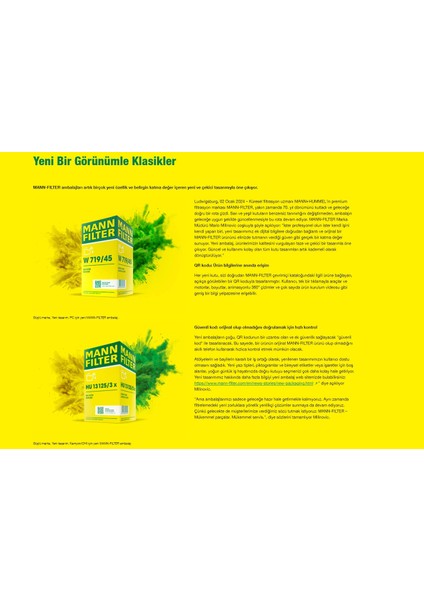 W712/94 Yağ Filtresi 1.2 > 1.4 Tsı fiyatları