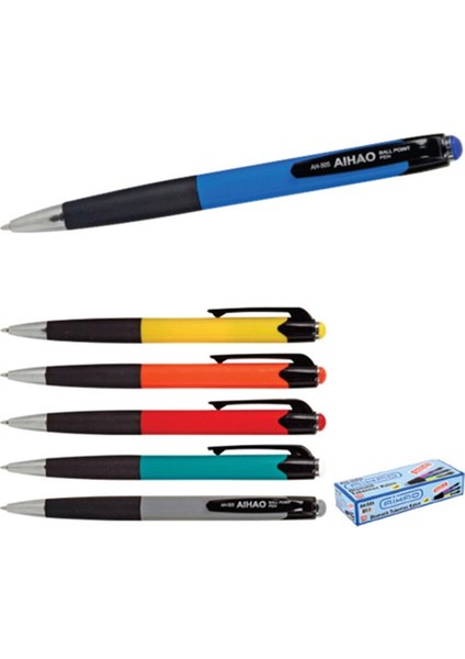 Aihao Tükenmez Kalem Mix (1 Düzine) 505-12