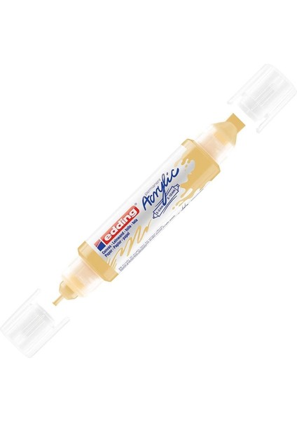 Edding Akrilik 3D Double Lıner Pastel Sarı 915 5 Adet