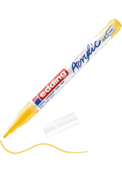 Edding Markör Akrilik Ince Uçlu Trafik Sarı 905-10-LI-PKT