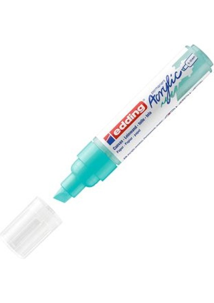 Edding Markör Akrilik Kalın Uçlu Parlak Turkuaz 934--10 Lu