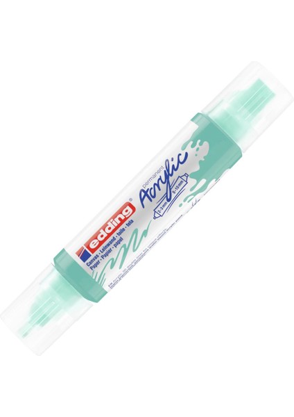 Edding Akrilik 3D Double Lıner Parlak Turkuaz 934 5 Adet