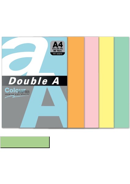 Double A Renkli Kağıt 100 Lü A4 80 gr Pastel Eski Gül Rengi