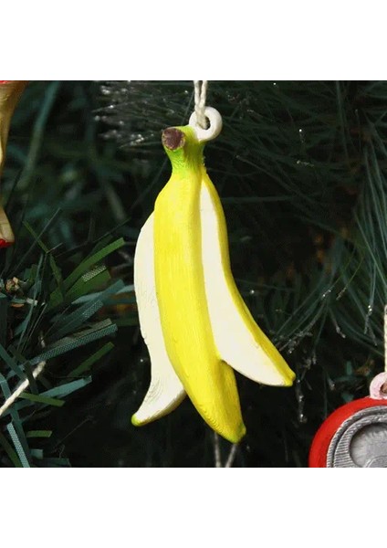 3D Baskı Komik Yılbaşı Ağacı Süsleri 7’li Set – Elma Çöpü, Muz Kabuğu, Balık Kılçığı, Çorap, Kutu Kapağı, Kırmızı Kutu ve Kemik – Noel Dekorasyon Ornament Seti fiyatları