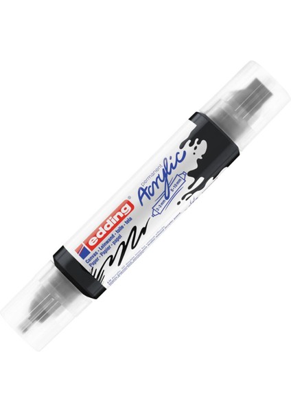 Edding Akrilik 3D Double Lıner Siyah 901 5 Adet