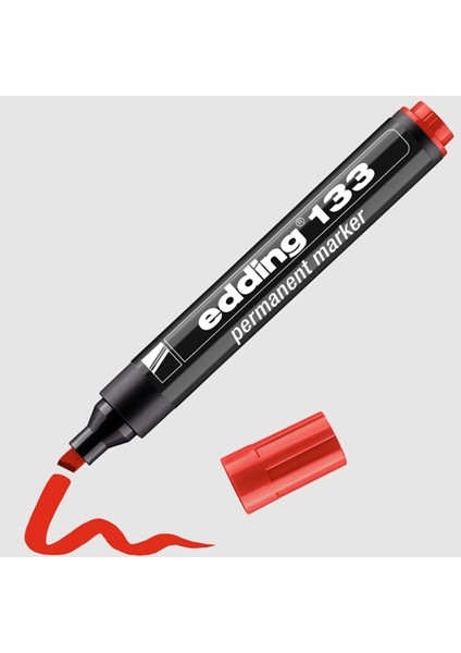 Eddıng 133 Permanent Markör (10 Lu Sadece Kırmızı)