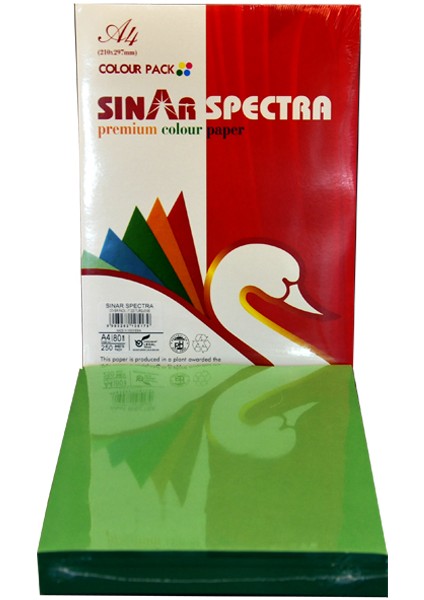 Sınar Renkli Fotokopi Kağıdı 250 Li A4 80 gr Pastel Yeşil (Asparagus) 41A fiyatları