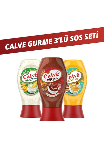 Ranch Sos 245 G Barbekü Sos 290 G Köri Sos 260 G