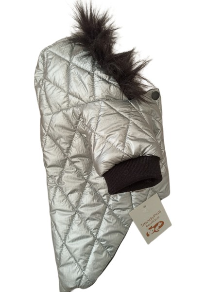 Su Geçirmez Köpek Montu | Çıtçıtlı Kışlık Köpek Kıyafeti | S-M-L-Xl/gümüş Rengi fiyatları