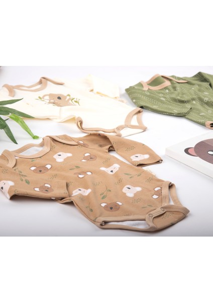 Koala Baskılı 3'lü Set Bebek Takım fiyatları
