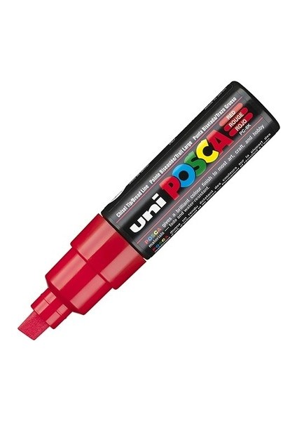 Uni-Ball Posca 8.0 Su Bazlı Poster Markörü F.kırmızı Pc-8k