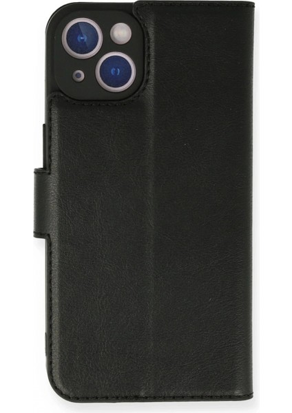 Ieg iPhone 14 Kılıf Trend S Plus Kapaklı Kılıf - Siyah