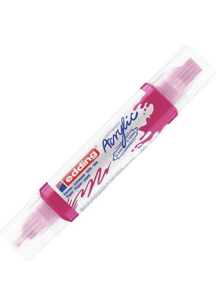 Edding Akrilik 3D Double Lıner Telemagenta 909 5 Adet