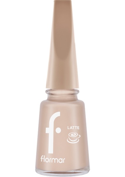 Latte Yüksek Pigmentli & Parlak Bitişli Kahve Tonlu Oje