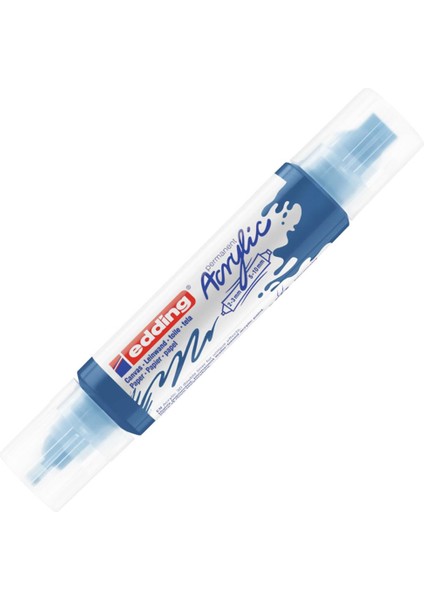 Edding Akrilik 3D Double Lıner Anzer Mavi 903 5 Adet