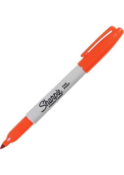 Sharpie Markör Permanent Fine Yuvarlak Uçlu Turuncu 1741397
