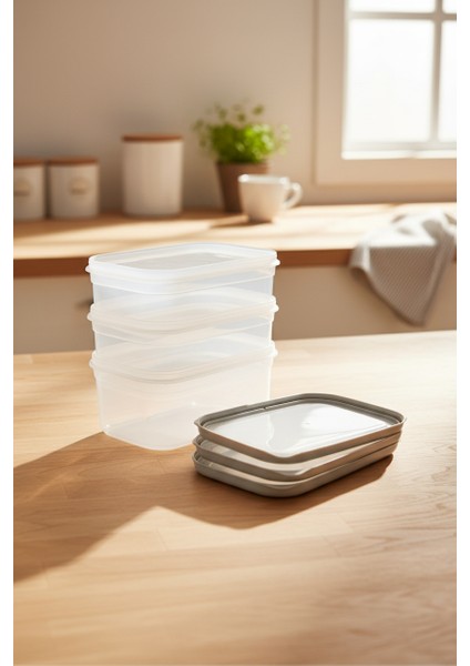 Hide Plus 3'lü Saklama Kabı Beyaz ( 3X1000 Ml) fırsatları