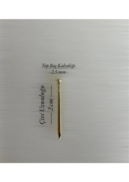 Sarı Topbaş Filografi Çivisi 1 kg modelleri