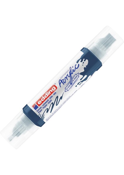Edding Akrilik 3D Double Lıner Gece Mavisi 933 5 Adet
