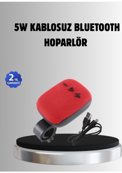 Taşınabilir Bluetooth Hoparlör – 5W Güçlü Ses, TWS ve FM Radyo Özellikli