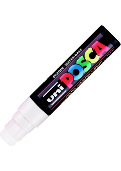 Uni-Ball Poster Markörü Posca 15.0 Su Bazli Beyaz PC-17K